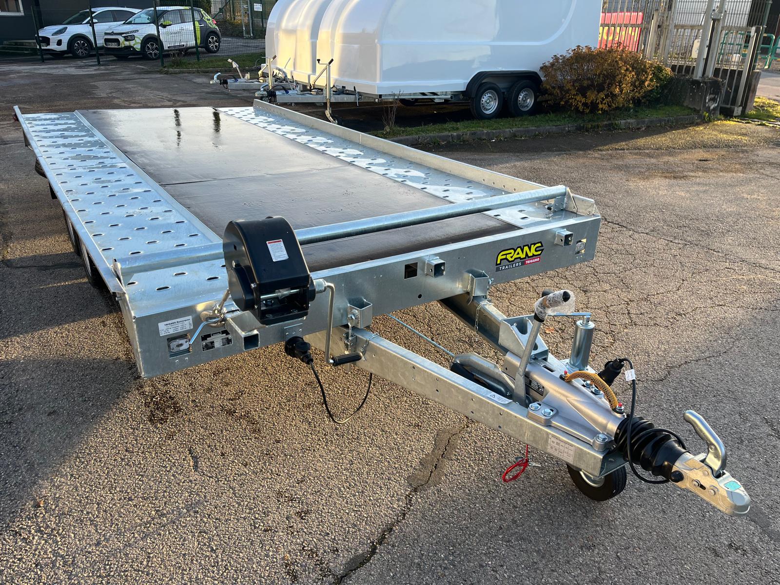 Remorque porte voiture FRANC roue dessous 3500Kg